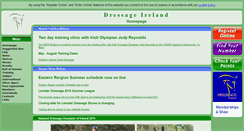 Desktop Screenshot of dressageireland.ie