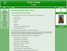 Tablet Screenshot of lr.dressageireland.ie
